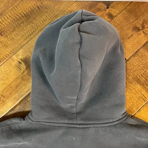 Comfrt Minimalist Hoodie Gray Size Small Oversized Sweatshirt Cozy Loungewear - Picture 11 of 11